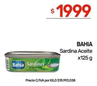 Bahia sardinas en aceite y agua