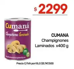 Nini Mayorista Cumaná champiñones laminados oferta