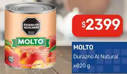 Nini Mayorista Molto durazno al natural oferta