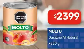 Molto durazno al natural