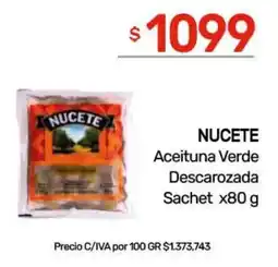 Nini Mayorista Nucete aceituna verde descarozada oferta