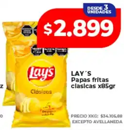 Supermayorista Vital Lay's papas fritas clasicas oferta