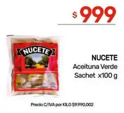 Nini Mayorista Nucete aceituna verde oferta
