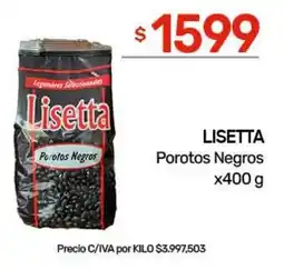 Nini Mayorista Lisetta porotos negros oferta