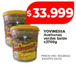 Supermayorista Vital Yovinessa aceitunas verdes balde oferta