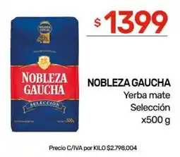 Nini Mayorista Nobleza gaucha yerba mate selección oferta