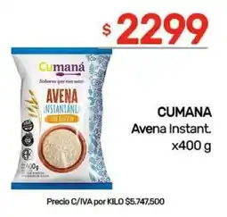 Nini Mayorista Cumana avena instantanea oferta