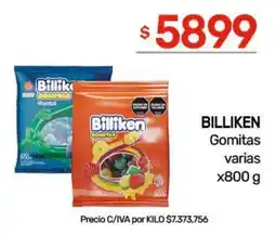 Nini Mayorista Billiken gomitas varias oferta