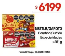 Nini Mayorista Nestle/garoto bombon surtido especialidades oferta
