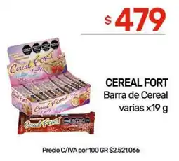 Nini Mayorista Cereal Fort barra de cereal oferta