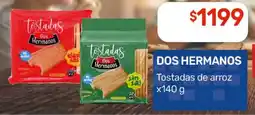 Nini Mayorista Dos hermanos tostadas de arroz oferta