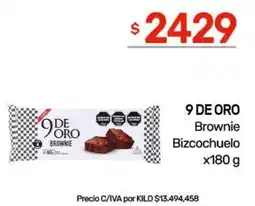 Nini Mayorista 9 de oro brownie oferta