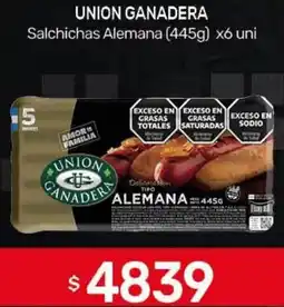Nini Mayorista Union ganadera salchichas alemana oferta