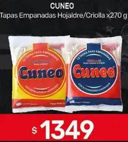 Nini Mayorista Cuneo tapas empanadas hojaldre/criolla oferta