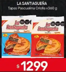 Nini Mayorista La santiagueña tapas pascualina criolla oferta