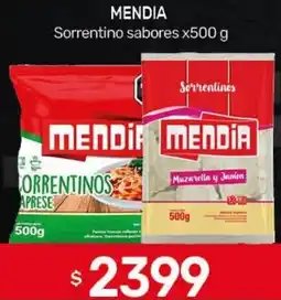 Nini Mayorista Mendia sorrentinos sabores oferta