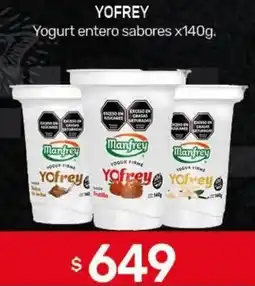 Nini Mayorista Yofrey yogurt entero sabores oferta