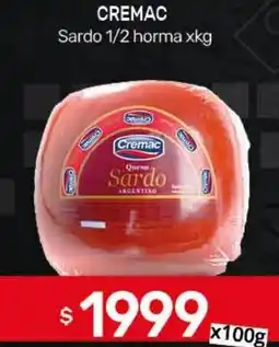 Nini Mayorista Cremac queso sardo oferta