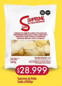 Nini Mayorista Sadia supreme de pollo rebozadas oferta