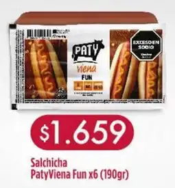 Nini Mayorista Paty salchicha viena fun oferta
