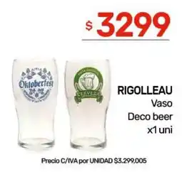 Nini Mayorista Rigolleau vaso deco beer oferta
