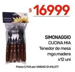 Nini Mayorista Simonaggio tenedor de mesa oferta