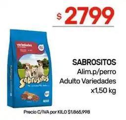 Nini Mayorista Sabrositos alim.p/perro adulto variedades oferta