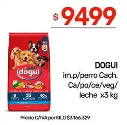Nini Mayorista Dogui im.p/perro Cach. Ca/po/ce/veg/leche oferta