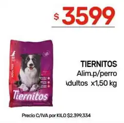 Nini Mayorista Tiernitos alim.p/perro adultos oferta