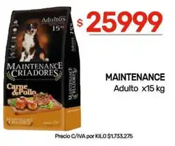 Nini Mayorista Maintenance criadores carne & pollo oferta