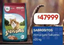 Nini Mayorista Sabrositos alimento para gato sab. pescado oferta