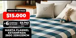 Supermayorista Vital Manta flannel estampada oferta
