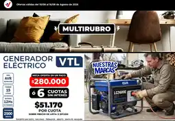 Supermayorista Vital Vtl generador eléctrico oferta