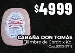 Diarco Cabaña don tomás fiambre de cerdo oferta
