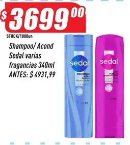 Supermercados Comodin Sedal shampoo acond oferta