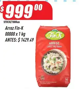 Supermercados Comodin Fin-K arroz oferta