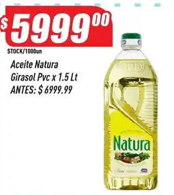 Supermercados Comodin Natura aceite girasol oferta