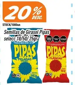 Supermercados Comodin Pipas semillas de girasol oferta