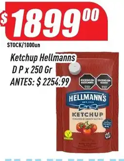 Supermercados Comodin Hellmanns ketchup oferta