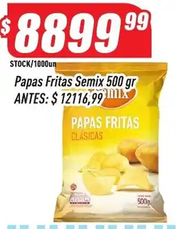 Supermercados Comodin Semix papas fritas semix 500 gr oferta