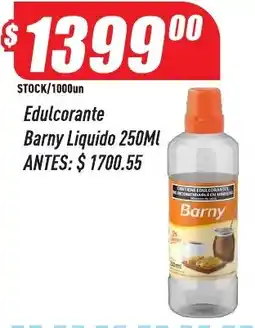 Supermercados Comodin Barny edulcorante liquido oferta