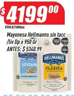 Supermercados Comodin Hellmanns mayonesa sin tacc oferta