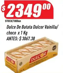 Supermercados Comodin Dulcor dulce de batata dulcor vainilla choco oferta
