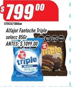 Supermercados Comodin Alfajor Fantoche Triple selecc oferta