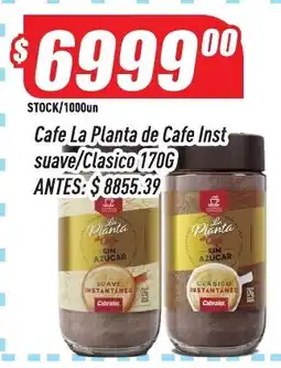 Supermercados Comodin Cafe la planta de cafe inst suave/clasico oferta