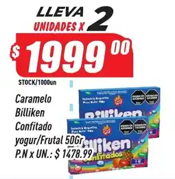 Supermercados Comodin Billiken caramelo confitado yogur/frutal oferta