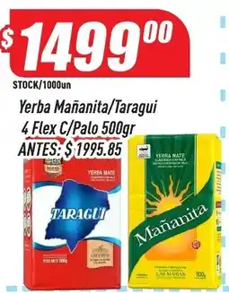 Supermercados Comodin Taragui yerba mañanita oferta