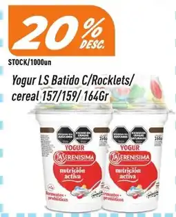 Supermercados Comodin La serenisima yogur ls batido c/rocklets/cereal oferta