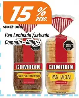 Supermercados Comodin Comodin pan lacteado/salvado oferta