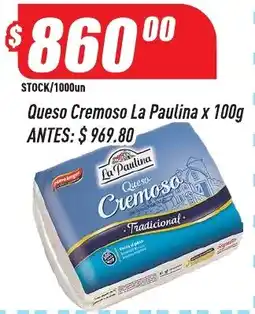 Supermercados Comodin La paulina queso cremoso oferta